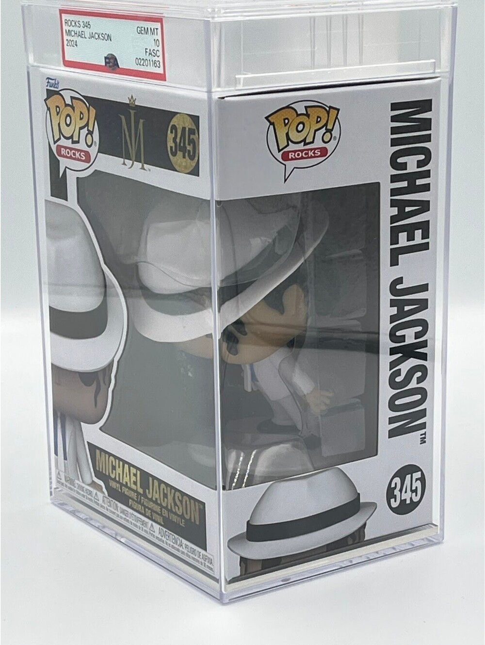 Michael Jackson Smooth Criminal PSA 10 FASC Funko Pop! #345 - Picture 5 of 8
